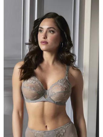 Soutien-gorge bien-être gris perle SOURCE BEAUTE