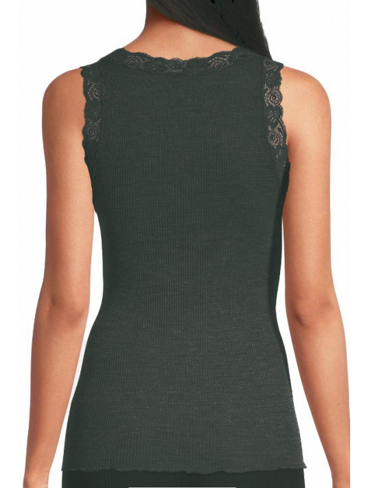 Oscalito Tank top lace bosco WOOLEN SILK