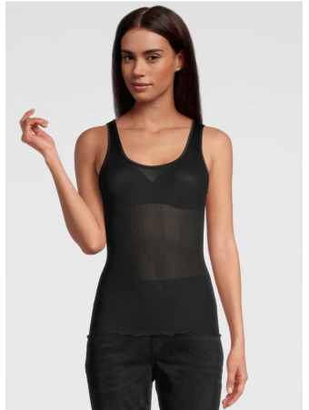 Oscalito Tank top black SILK