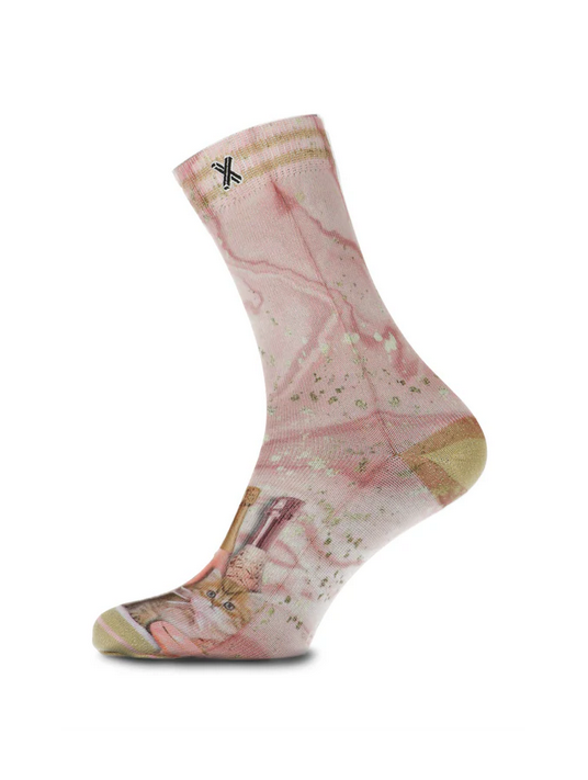 xpoos Chaussettes PINK CHAMPAGNE