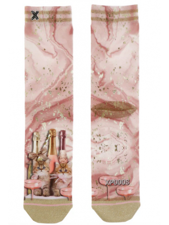 xpoos socks PINK CHAMPAGNE