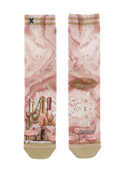 xpoos Chaussettes PINK CHAMPAGNE