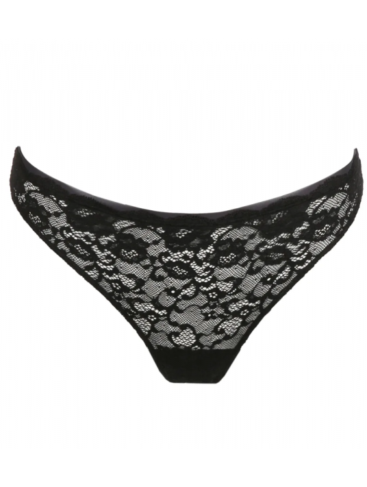 black thong in soft lace Marie Jo Color Studio