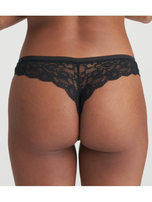 black thong in soft lace Marie Jo Color Studio