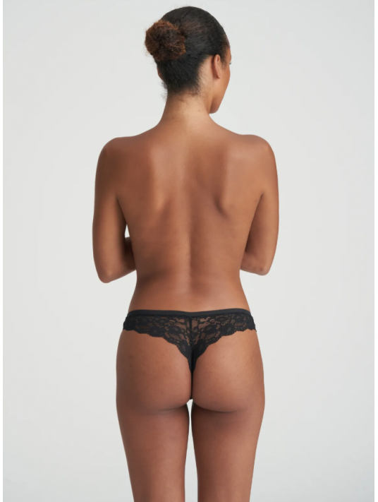 black thong in soft lace Marie Jo Color Studio