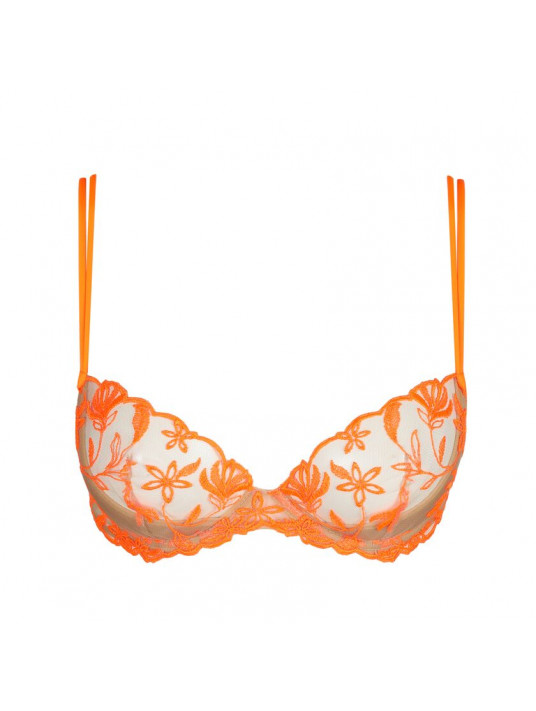 Sarda orange push-up bra SHAY