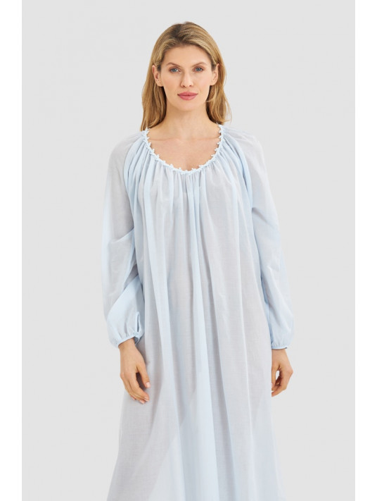 Feraud Long nightdress blue COTTON