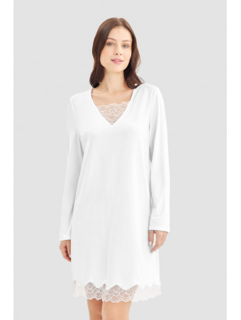 Feraud Chemise de nuit ivoire DENTELLE