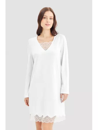 Feraud Long-sleeved nightdress LACE