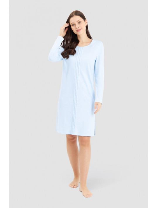 Feraud Chemise de nuit bleu COTON