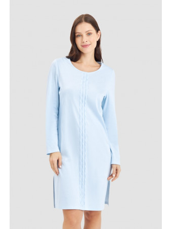 Feraud Chemise de nuit bleu COTON