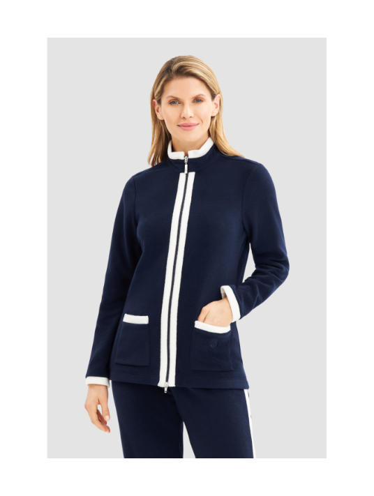 Feraud Long-sleeved pajamas dark blue FLEECE