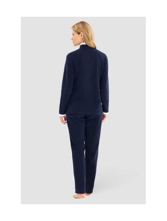 Feraud Long-sleeved pajamas dark blue FLEECE