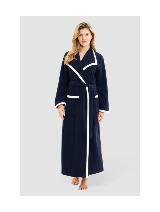 Feraud Fleece wrap-around dressing gown