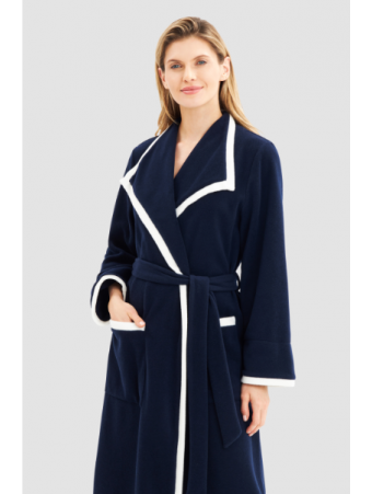 Feraud Fleece wrap-around dressing gown