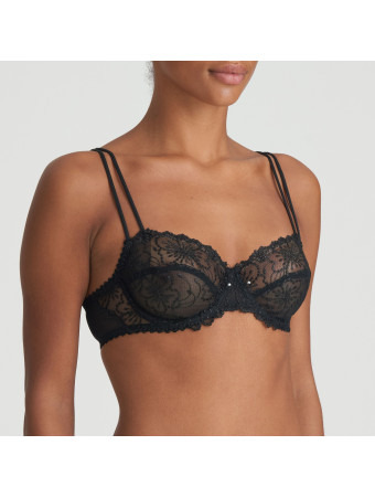 MARIE JO Soutien-gorge balconnet JANE noir