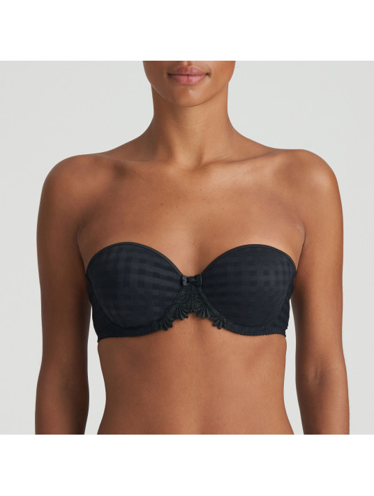 marie JO Soutien-gorge bandeau noir AVERO