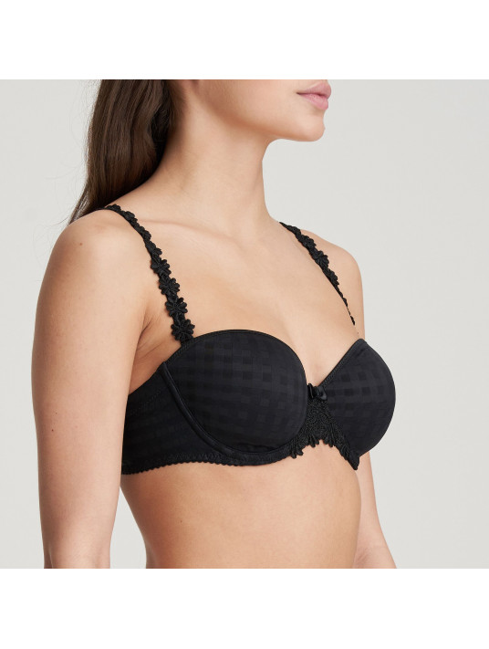 marie JO Soutien-gorge bandeau noir AVERO