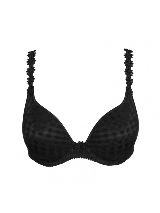 Marie JO Soutien-gorge rembourré coeur noir AVERO