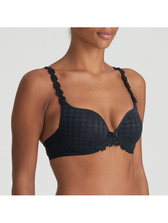 Marie JO Soutien-gorge rembourré coeur noir AVERO