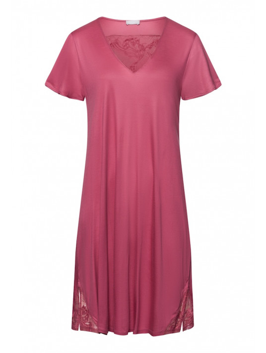 hanro Chemise de nuit rose modal EVA