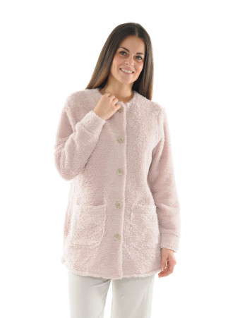 Pilus Fleece buttoned jacket  IDYLLE