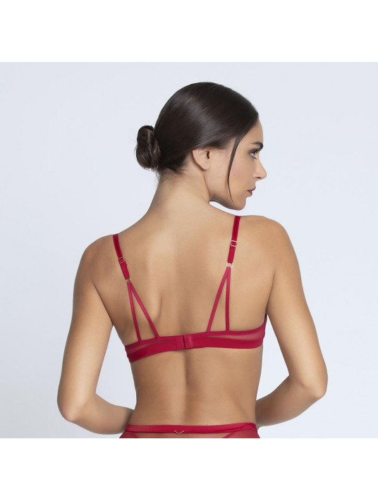 Lise Charmel Soutien-gorge balconnet rouge ADORABLE EN SEXY