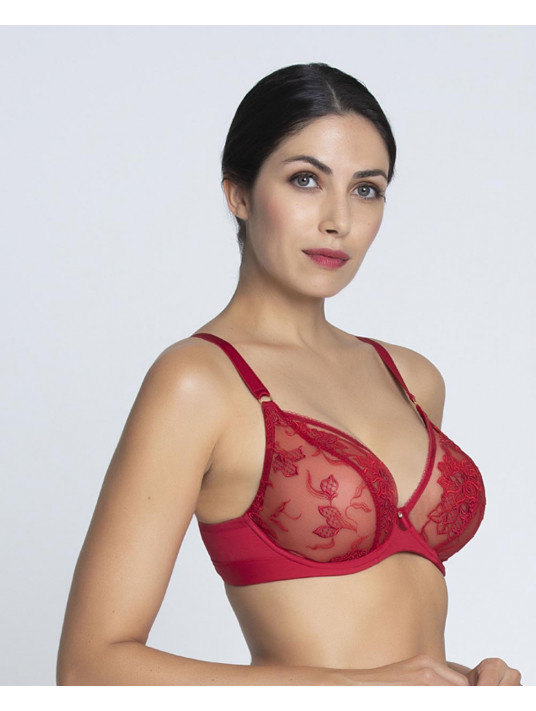 Lise charmel red Underwired bra ADORABLE EN SEXY