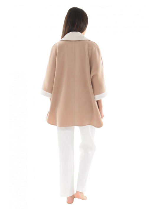 Pilus Veste boutonnée beige IZA