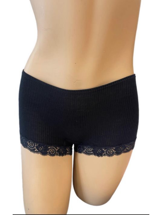 Oscalito Shorty black WOOLEN SILK