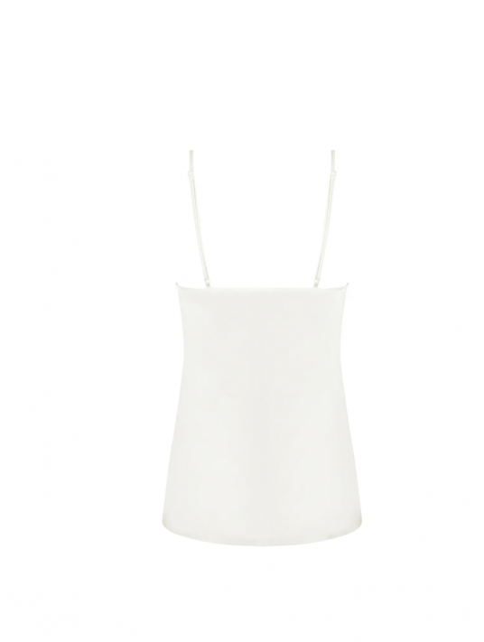 Lise charmel Ivory silk top SPLENDEUR SOIE