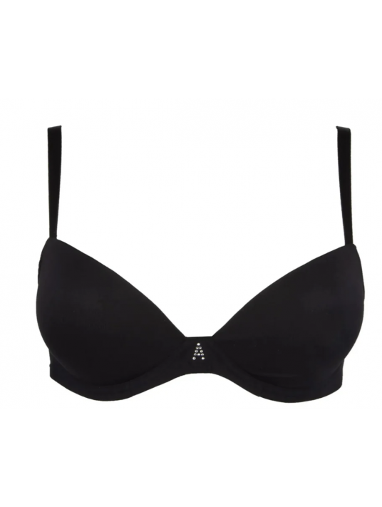 Antigel Invisible black padded bra CULTE BEAUTE