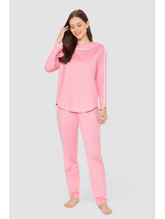 Feraud Pink long sleeved cotton pyjama