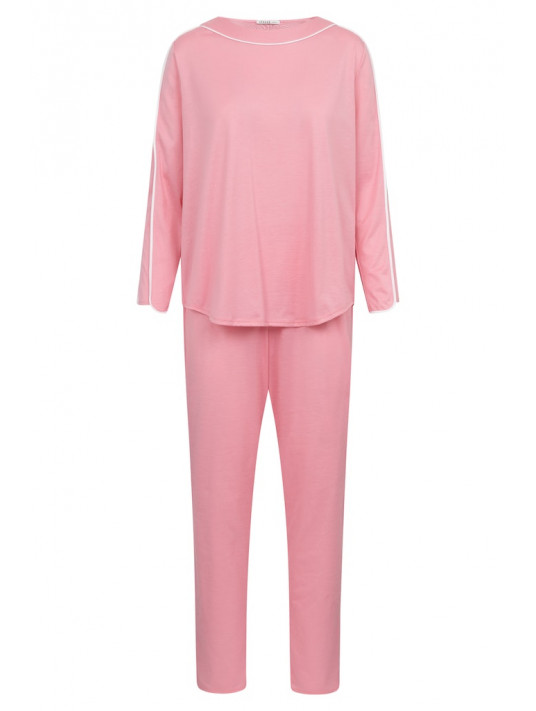 Feraud Pink long sleeved cotton pyjama