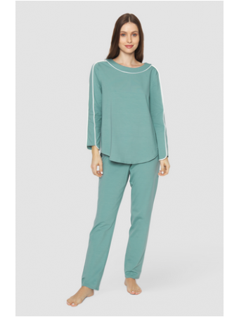 Feraud jade long sleeved cotton pyjama