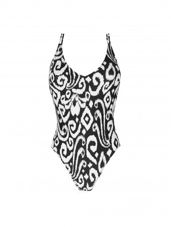 Antigel black and white Swimsuit LA BALINAISE