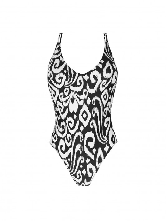 Antigel black and white Swimsuit LA BALINAISE