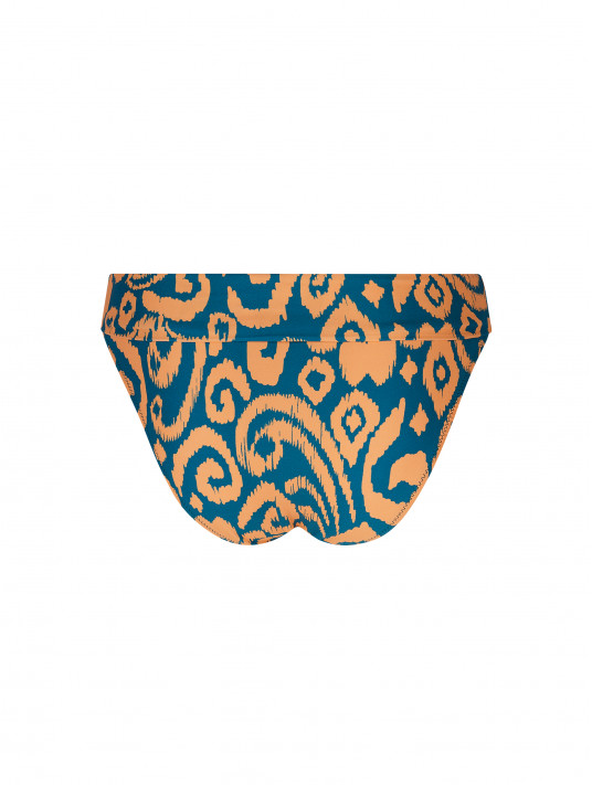 Antigel Cuffs bikini brief LA BALINAISE green orange ikat