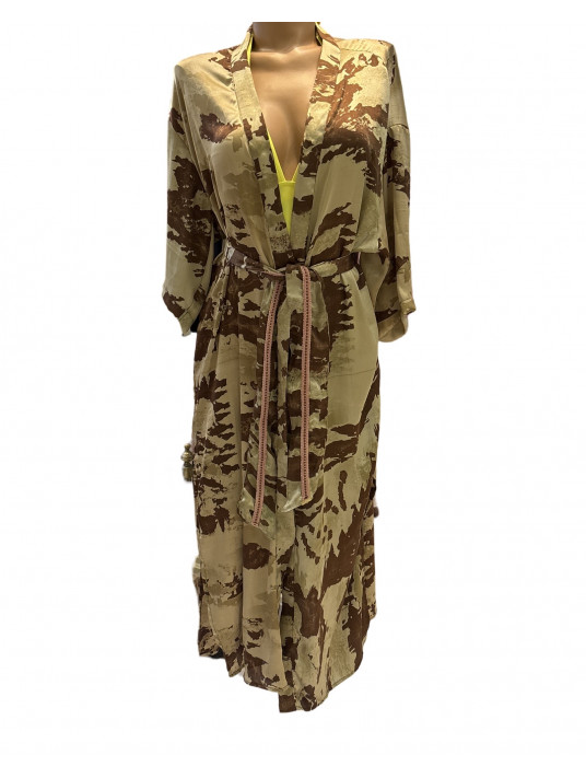 Kimono en soie camouflage SUD