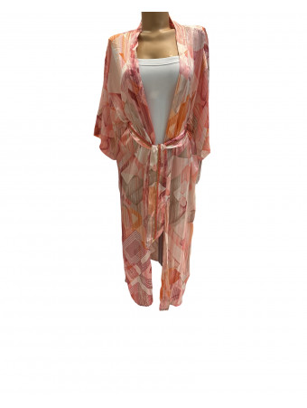 pink Silk kimono SUD