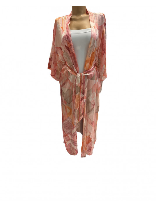 pink Silk kimono SUD