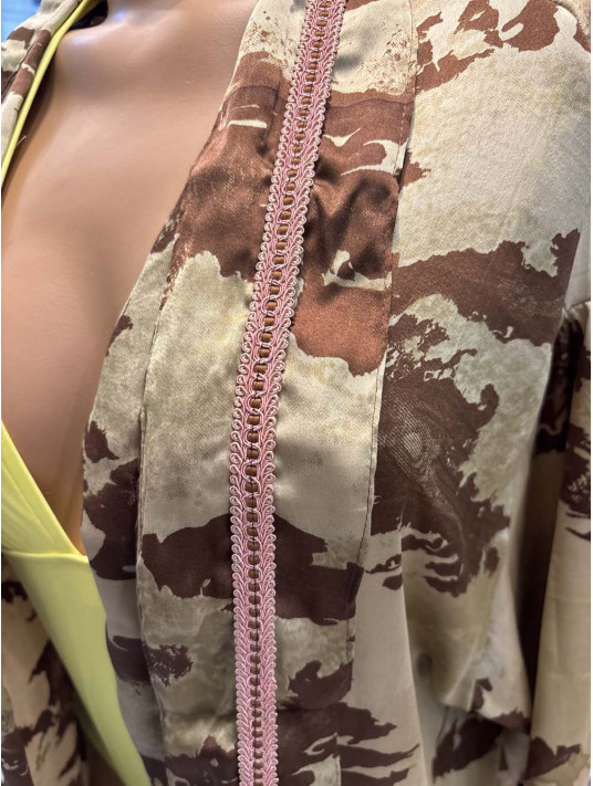 Kimono en soie camouflage SUD