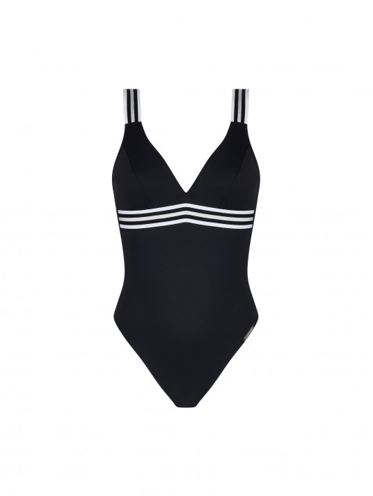 Lise Charmel Maillot nageur noir ENERGIE NAUTIQUE