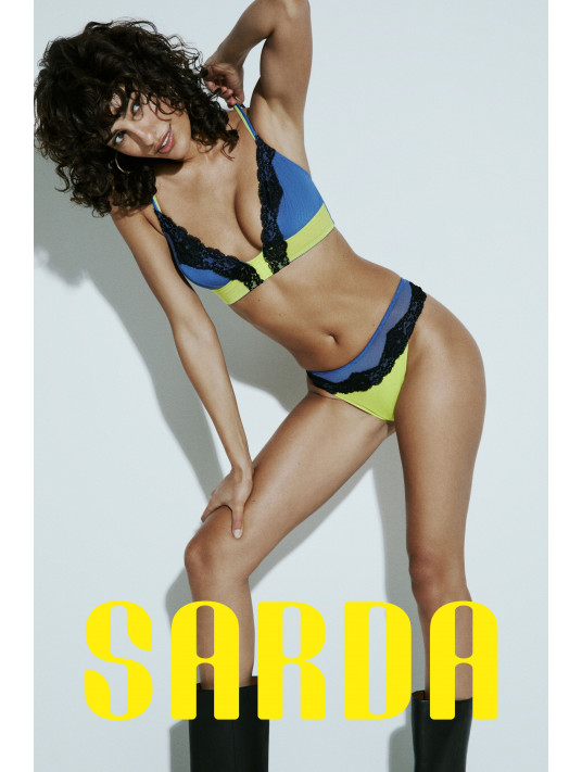 Andres Sarda Bralette blue BREMER