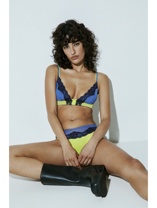 Andres Sarda Bralette blue BREMER