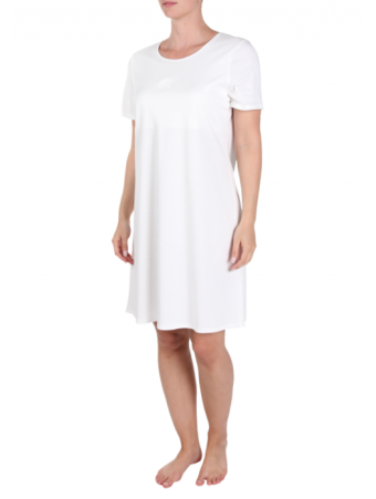 Feraud white Short sleeved cotton nightgown white HIGH CLASS