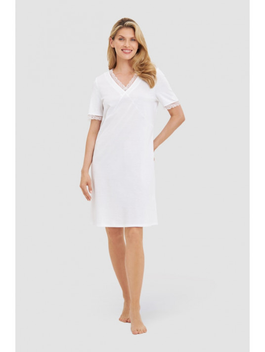 Feraud Chemise de nuit manches courtes COTON